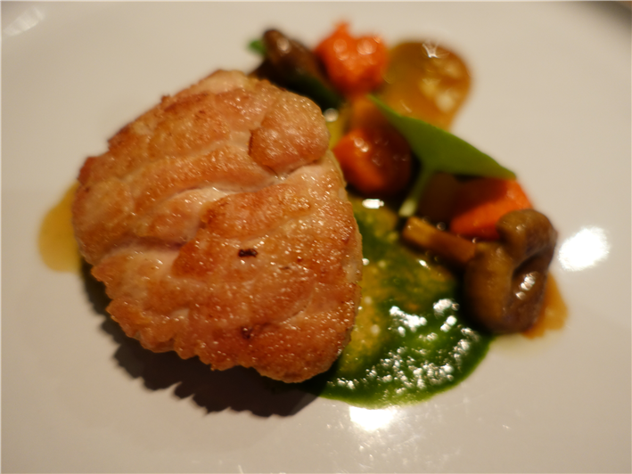 sweetbread and carrots